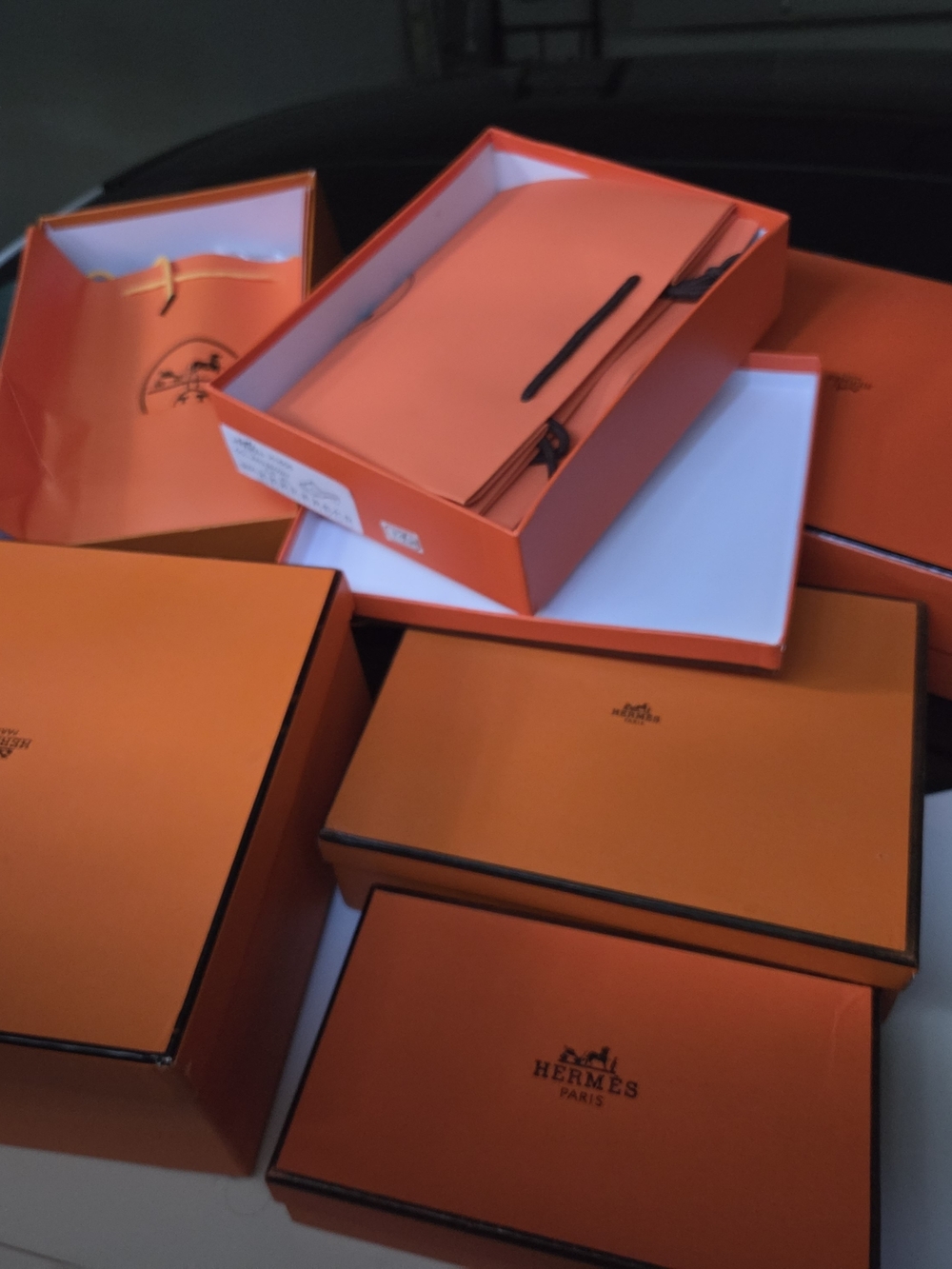 Hermes , Chanel ,Gucci Coach  Accessories Box Set